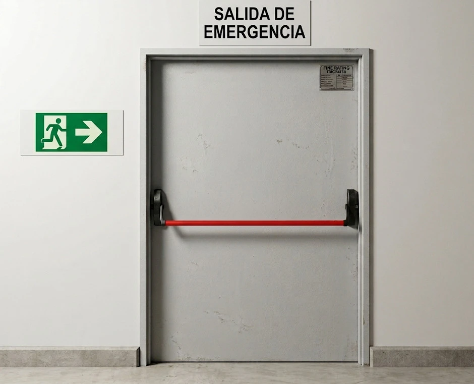 En Talleres Calaforra hacemos mantenimiento de las puertas cortafuegos